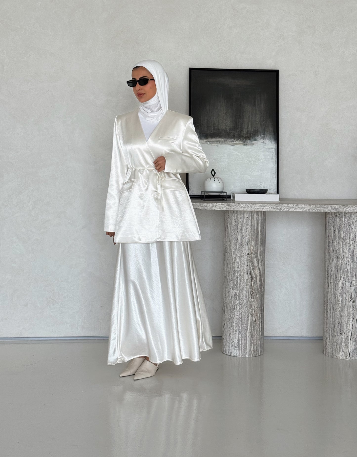 Silk Set ( Cream )