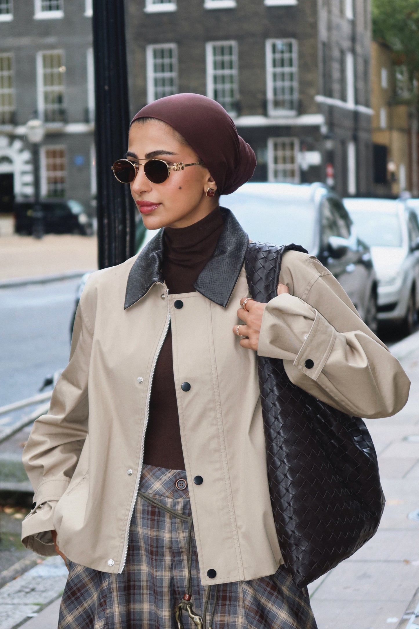 Sand bomber jacket