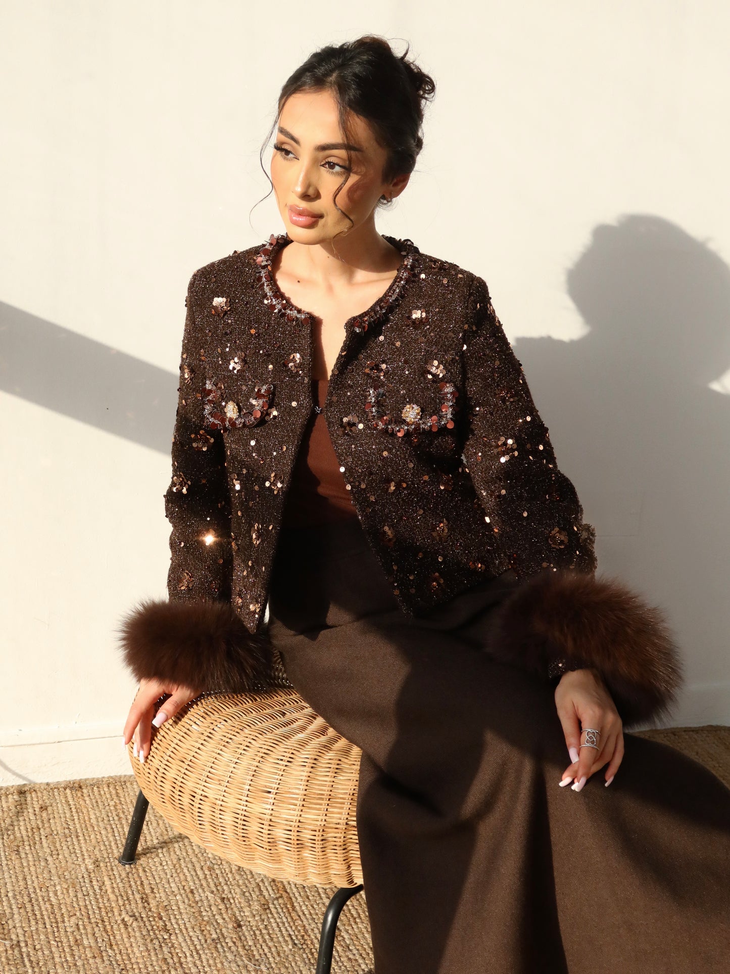 Espresso Set جاكيت و تنورة