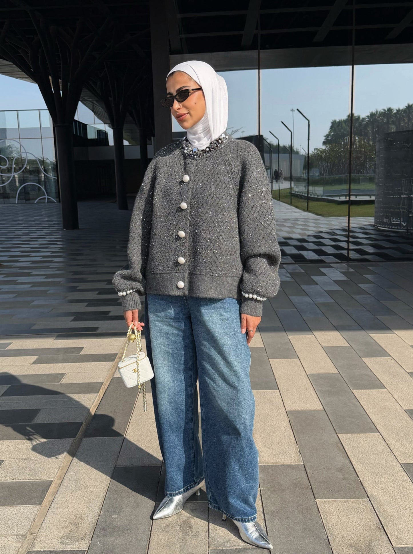 Pearly Button Cardigan