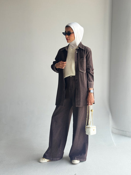 Mocha Denim