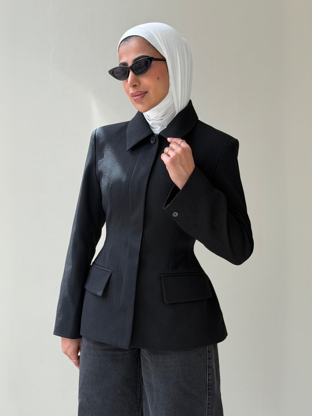 Sculpted Blazer