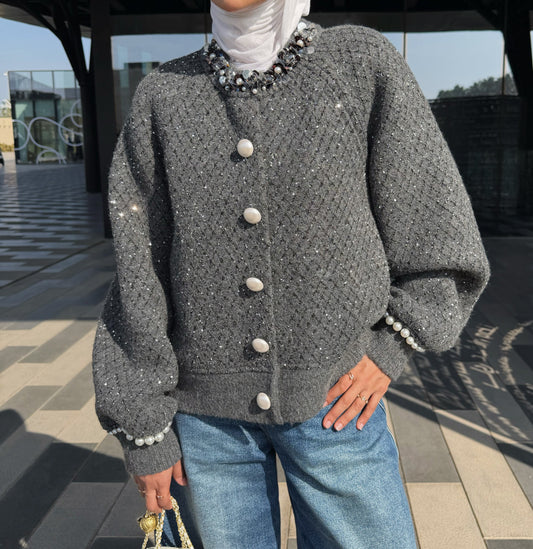 Pearly Button Cardigan