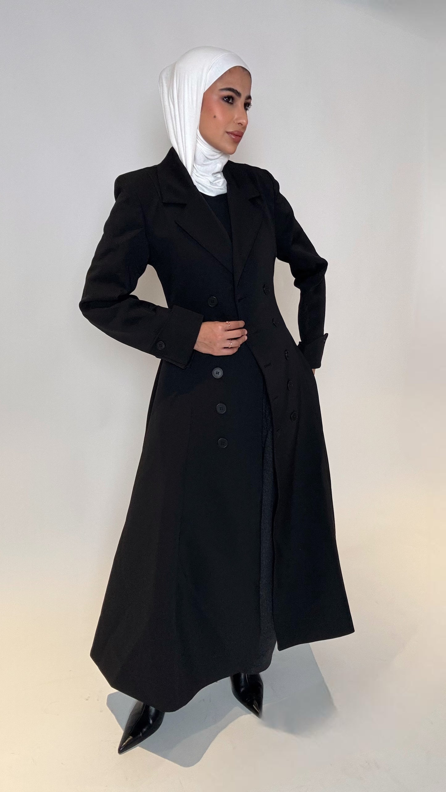 Black long blazer