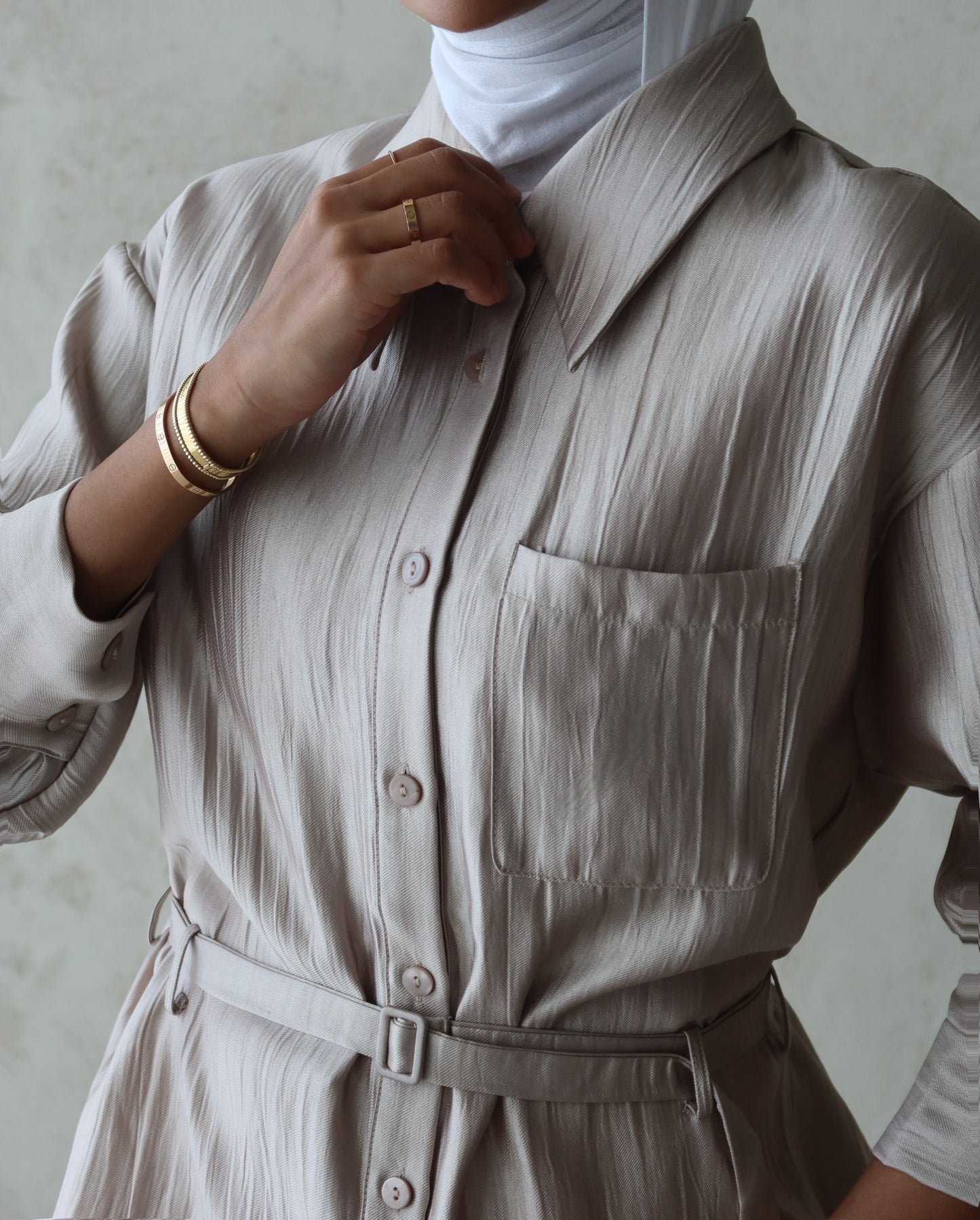 Taupe shirt