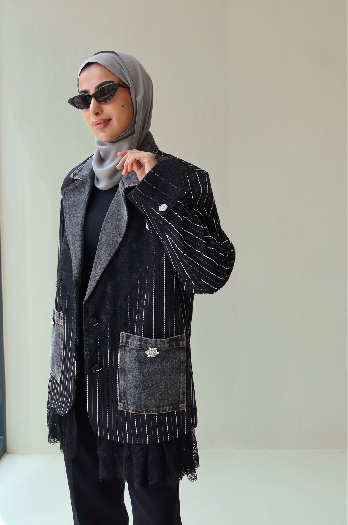 Patchwork Blazer