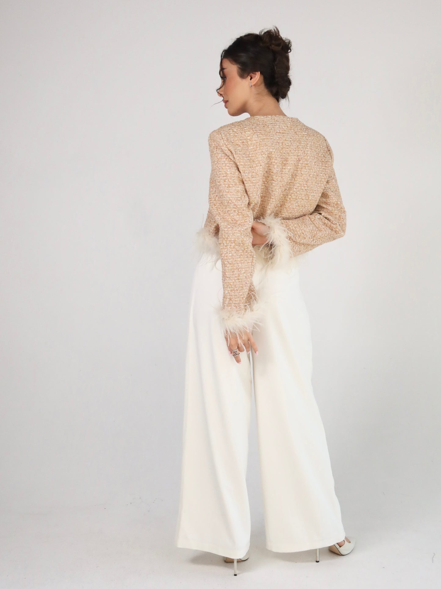 Neutral tweed