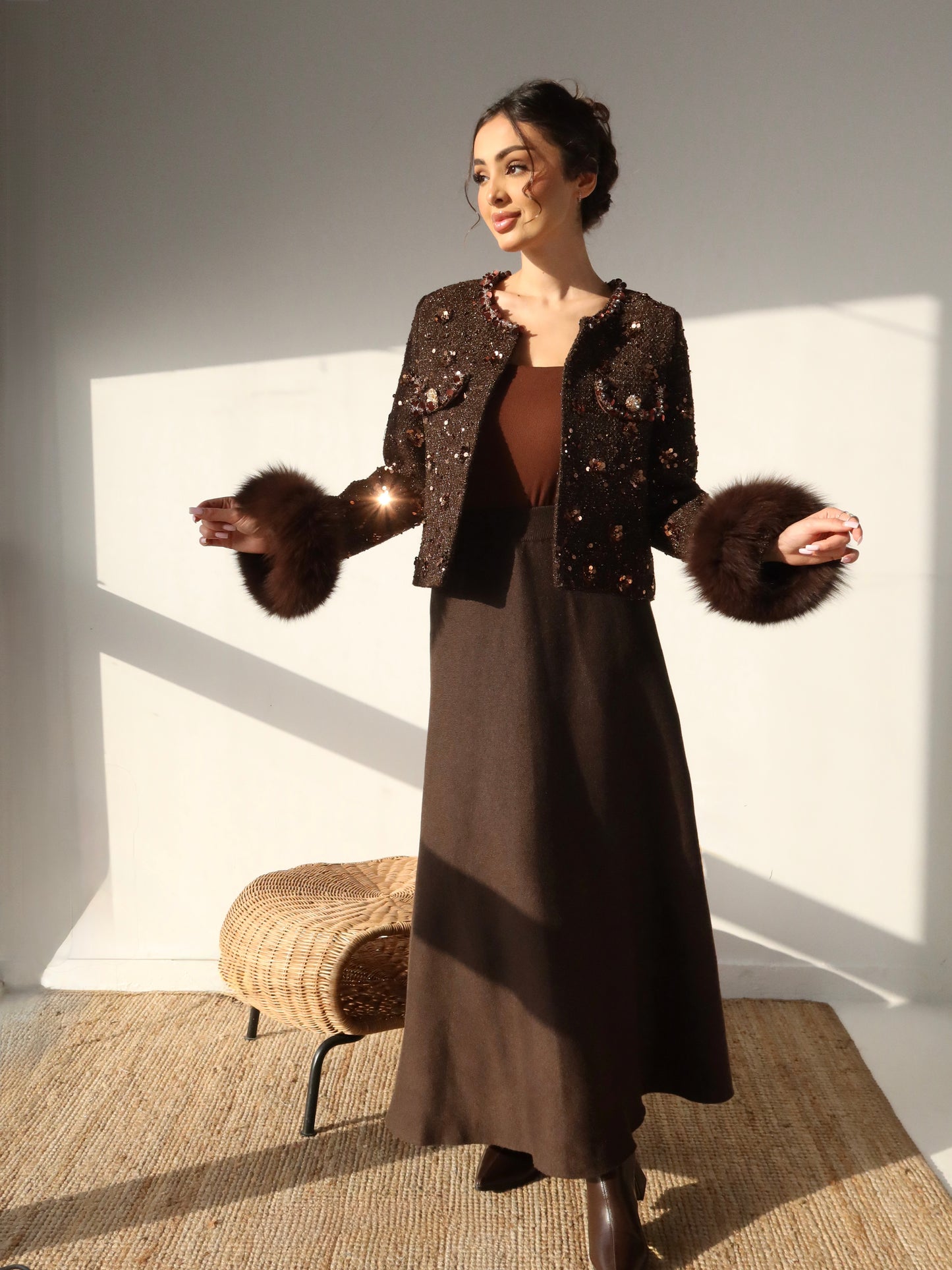 Espresso Set جاكيت و تنورة