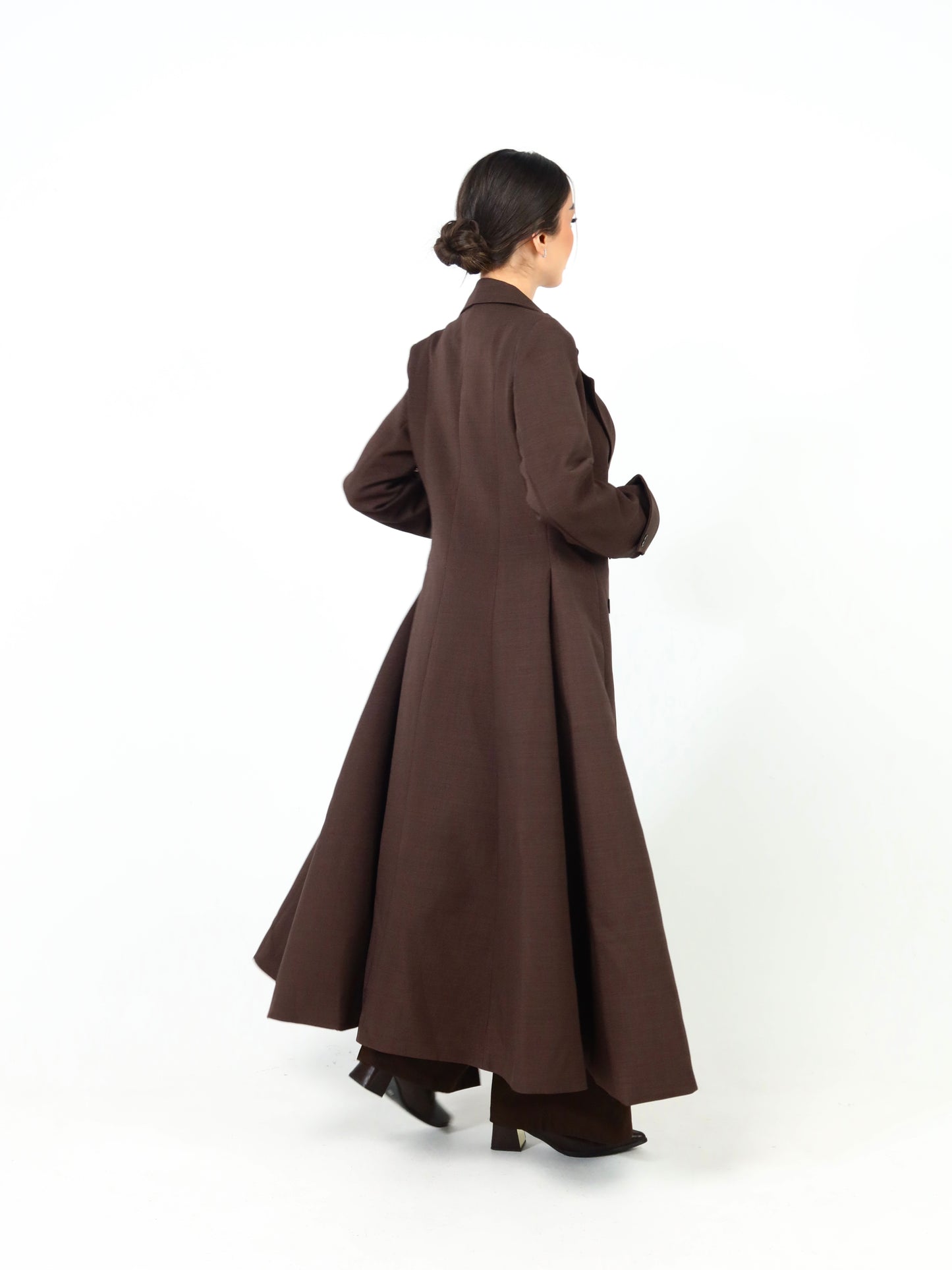 Brown long blazer