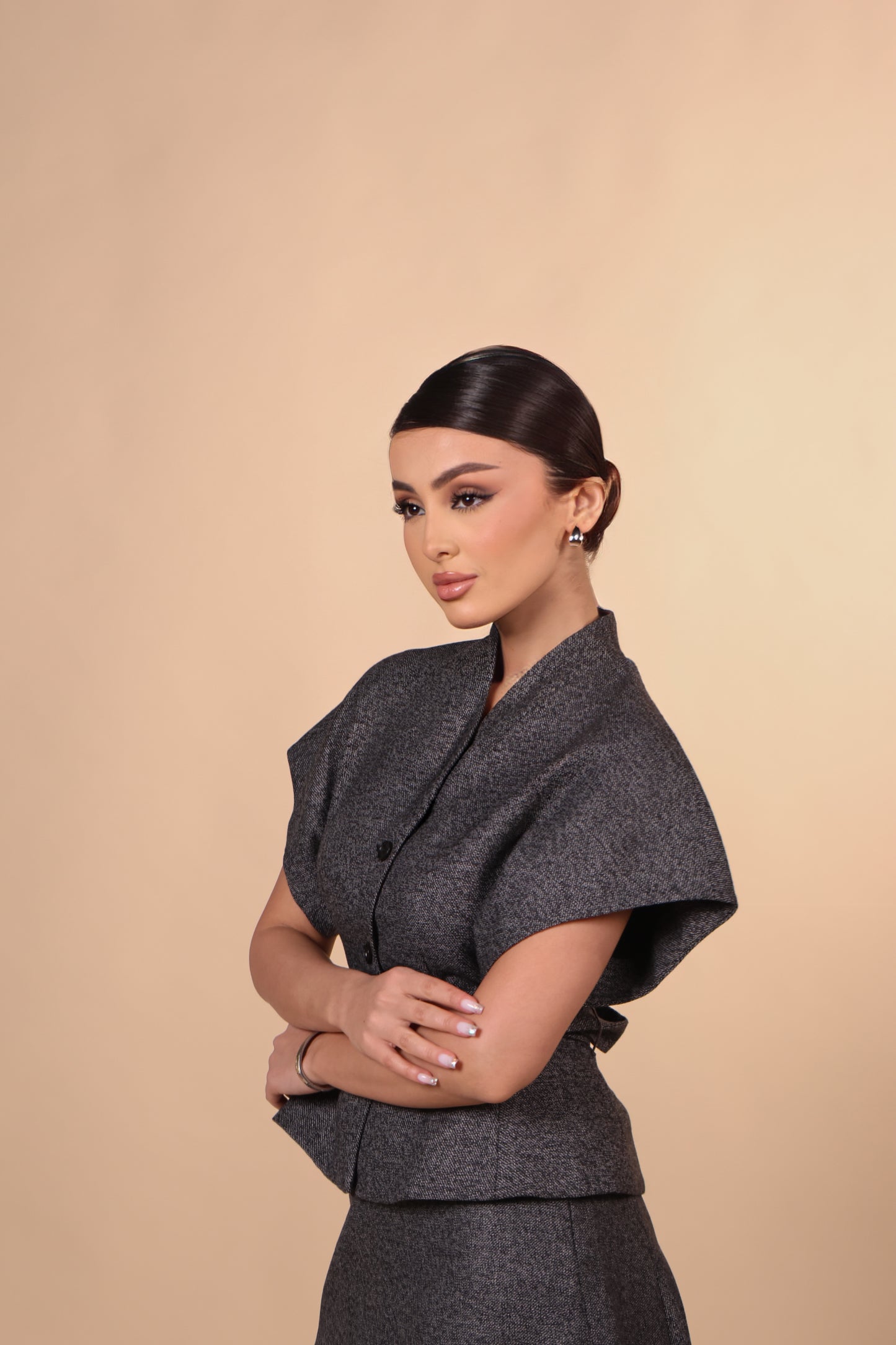 Grey Set - Top & Skirt