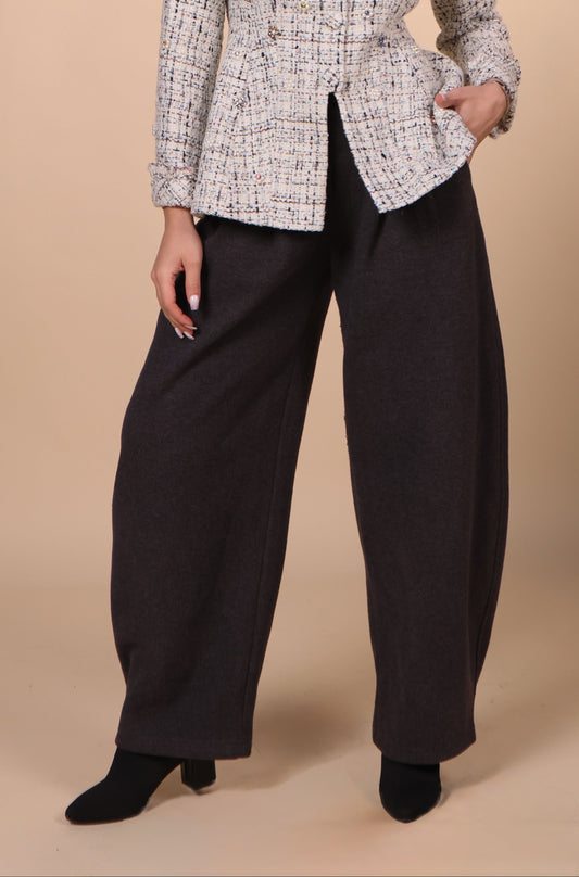 Grey barrel trouser